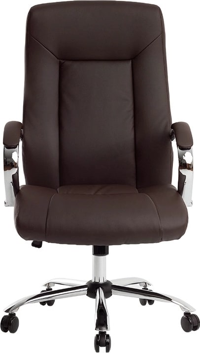 Cadeira De Direcao Q-Connect Verona Imit De Pele Base Metal Alt Max 1210 Mm Larg 650 Mm Prof 730 Mm Rodas Premium Cor Ca