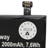 thumbnail of AccuCell Akku passend für den Handy Akku Wiko Getaway Akku TLE14J14