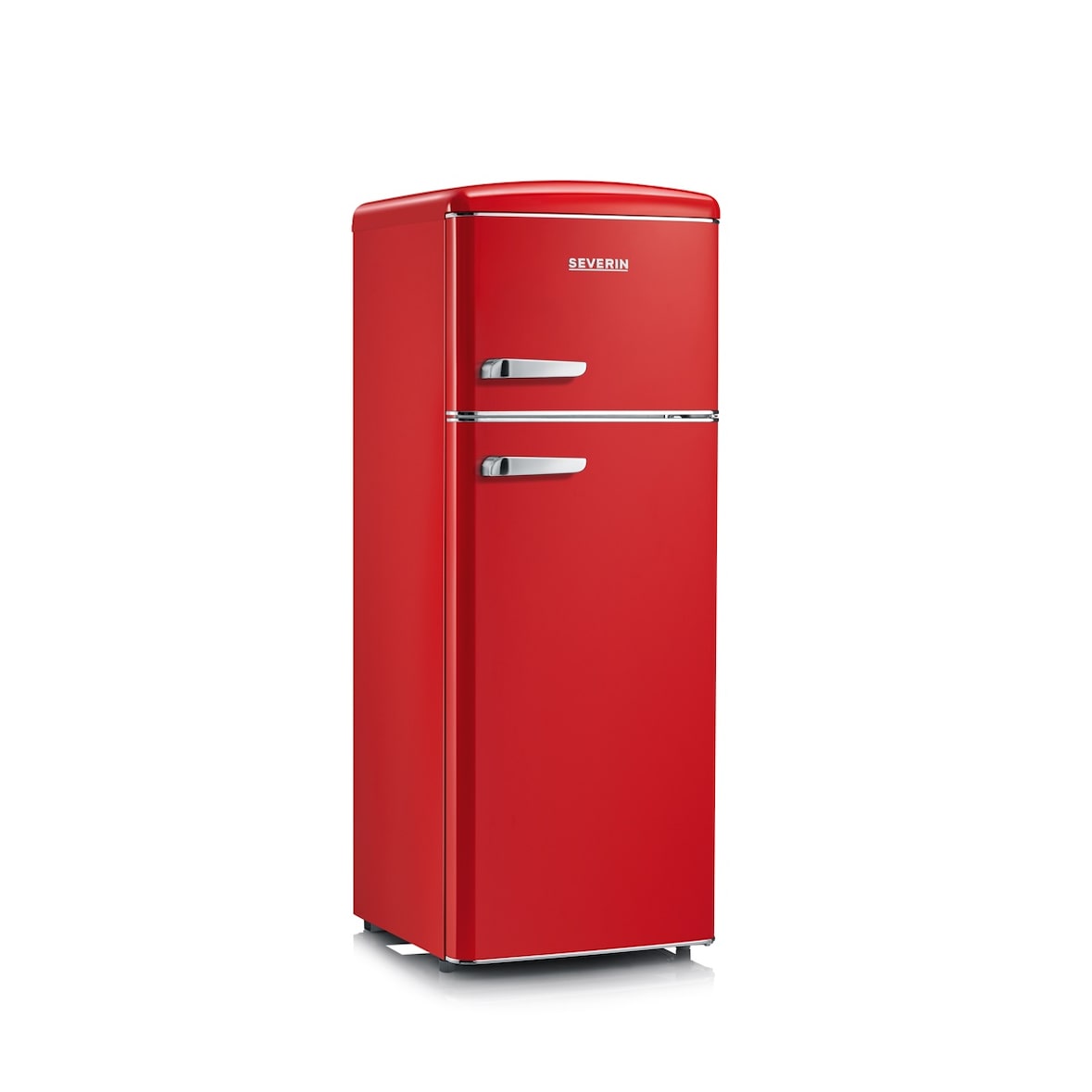 Severin RKG 8930 frigorifero retro vintage con congelatore Libera installazione Rosso 208 L