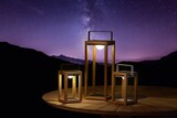 thumbnail of  BEST-Light Solarleuchte Teak 21x20x53cm weiss 69200167