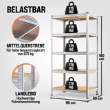 thumbnail of MONZANA® Schwerlastregal 180x90x60cm 875kg 5 MDF-Platten