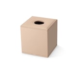thumbnail of Elegante Taschentuchbox SHAPE Kunstleder Beige magnetischer Deckel