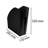 thumbnail of Exacompta Stehsammler THE MAGAZINE, EcoBlack