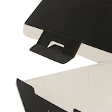 thumbnail of Garcia de Pou 500 Unités - Boîtes Hamburger 'Thepack' 230 G/M2 13X12,5X9 Cm (M) Noir Carton Ondulé Nano-Micro