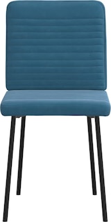 thumbnail of vidaXL Esszimmerstühle 4 Stk. Blau Samt