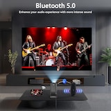 thumbnail of Mini Videoprojecteur 4K Android 12 WiFi Bluetooth HD Portable 200 Pouces YONIS