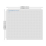 thumbnail of HMF 1458-40 Rasterschaumstoff, Würfelschaum, 345 x 275 mm, Koffereinlage, Tabletop, Höhe: 40 mm