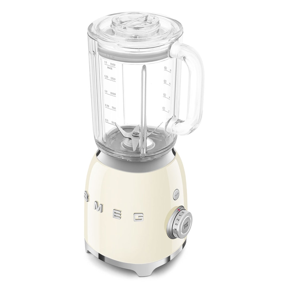Blender 1,5L crème -  150.00 cl Crème / Ivoire Autre forme Aluminium Antiadhésif Smeg 16.00x20.00 cm