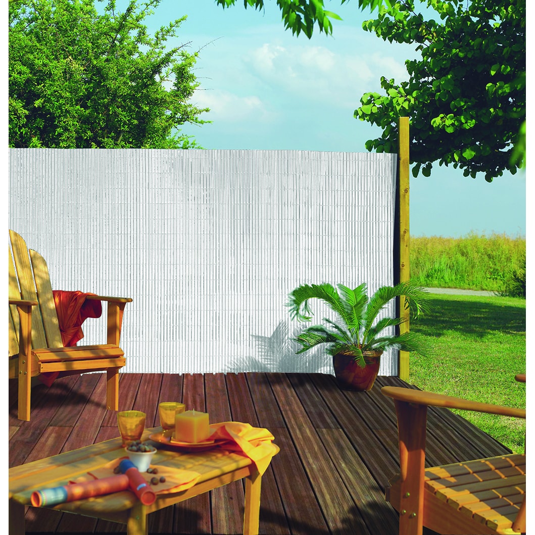 Cañizo media caña  PLASTICANE SF 1,5x3m BLANCO