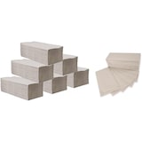 thumbnail of 4000 Blatt Papierhandtücher 25 x 23 cm |Falthandtücher ZZ-/V-Falz | 1-lagig Grau | (20 x 200)