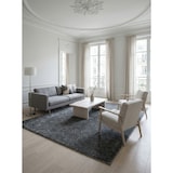 thumbnail of Teppich Waschbar Uni Modern Strapazierfähig Esszimmer Flur Grau 160x230 cm OEKO-TEX Schadstoffgeprüft Gekettelt – MAIN von Kadima Design