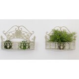 thumbnail of Pflanzkörbe Metall Wandkörbe 2er Set Paar Pflanzkorb Landhausstil Shabby Style