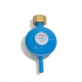 thumbnail of Kit regolatore taratura fissa con tubo e fascette collegamento bombole gas per barbecue attacco Italia