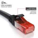 thumbnail of CSL Cat 6 Gigabit Ethernet LAN Kabel - mehrfach geschirmt - UTP Gigabit - 1000 Mbit/s - Patchkabel - Netzwerkkabel - 2m