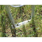 thumbnail of DanDiBo Rosenbogen mit Tür Verzinkt Breite 140 cm Rundbogen Feuerverzinkt Wetterfest Massiv Volleisen Rankhilfe