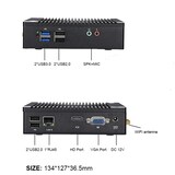 thumbnail of Mini PC Windows Intel Celeron Dual Core 4GB RAM 64GB SSD Fanless HDMI VGA YONIS