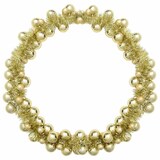 thumbnail of vidaXL Weihnachtskugelgirlande Gold 186 cm Polystyrol