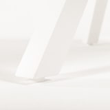 thumbnail of Conjunto de mesa e cadeiras para exterior, vidro temperado cinza, alumínio e vidro, cor creme, mesa: 150x150x72 cm, cadeira: 66x56x90 cm