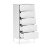 thumbnail of Commode haute Auri 5 tiroirs couleur Blanc
