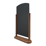 thumbnail of Securit® Quadro de mesa "Top" - Madeira com acabamento castanho escuro lacado