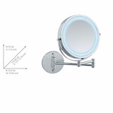 thumbnail of WENKO Power-Loc® LED Wandspiegel Lumi