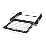 thumbnail of ML-Design Zwischenbaurahmen 60,5x54,5 cm Schwarz | Wäscheleine, Stahl, Handtuchhalter, Zwischenrahmen