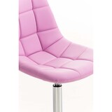 thumbnail of Stuhl Emil Kunstleder pink