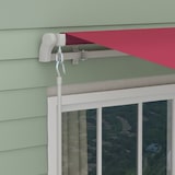 thumbnail of Toldo Manual Plegable de Aluminio con Manivela Terraza Balcón 395x245 cm Rojo
