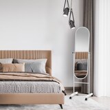 thumbnail of Standspiegel Nane Oval weiß