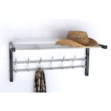thumbnail of Wandgarderobe mit Hutablage Art.389 Garderobe 70 cm Kleiderhaken Wandregal Haken