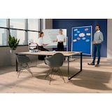 thumbnail of FRANKEN Mobiles Whiteboard 200 x 100 cm, doppelseitig, lackiert, magnetisch, beschreibbar, trocken abwischbar, Whiteboard mit Ständer und Rollen