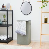 thumbnail of 50L XXL Wäschekorb mit Deckel Grau - 30x30x60 Wäschesammler - Wäschebox Faltbar