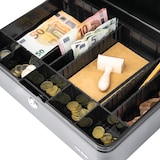 thumbnail of HMF 22036-02 Geldkassette mit individueller Facheinteilung, 36 x 25 x 11 cm, Schwarz