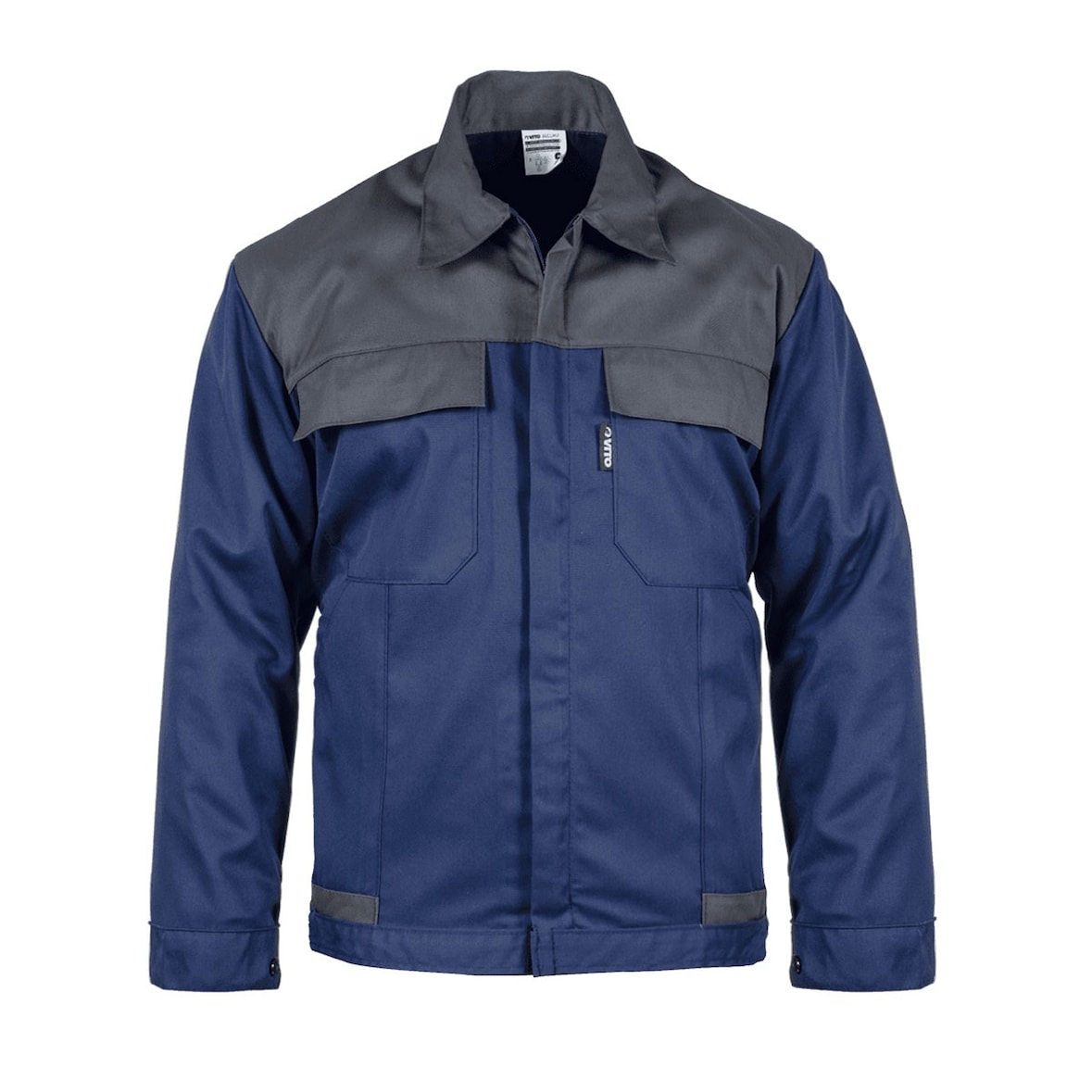 Arbeitsjacke Marineblau Grau Größe L Polyester / Baumwolle 4 Taschen VITO