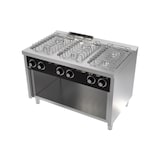 thumbnail of Cocina Industrial Gas 6 Fuegos Con Mueble CB6F750E de HR Fainca