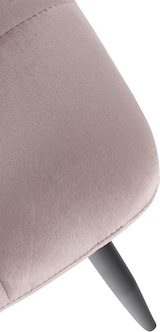 thumbnail of DELUKE® Esszimmerstühle 4er Set VOUL - Pink, Samt Gesteppter Polsterstuhl Küchenstuhl mit Bodenschonern Esszimmerstuhl Stuhl Esszimmer Küchenstühle
