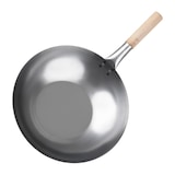thumbnail of Vogue Wok in acciaio dolce con fondo piatto 35,6(Ø)cm