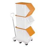 thumbnail of GILAC Socle rouleur 6 roues - axe acier - - L - Gris G170324