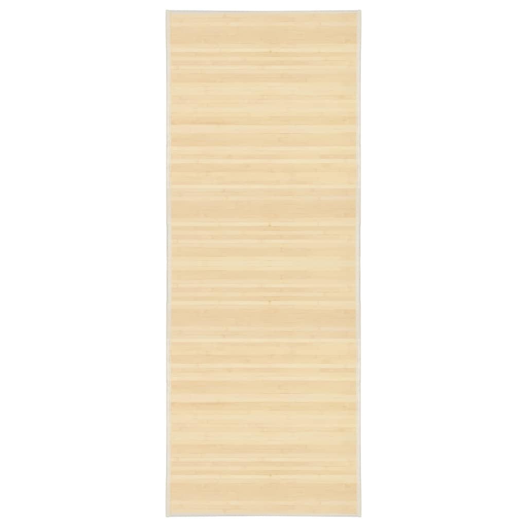 vidaXL Teppich Bambus 80x200 cm Natur