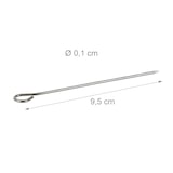 thumbnail of Relaxdays Rouladennadeln Edelstahl, Spicknadel Set 50 Stk, Fleischnadel 11 cm, silber