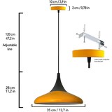 thumbnail of Bamyum Paladin Pendelleuchte, 35 cm, Metall Hängelampe, Gelb Lampe