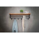 thumbnail of KAWOLA perchero NEREA perchero de metal acacia 6 ganchos negro