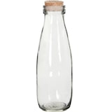 thumbnail of 6x Melkfles Glas - Glazen Fles met Kurk - Ø7 x H21 cm - 500ml