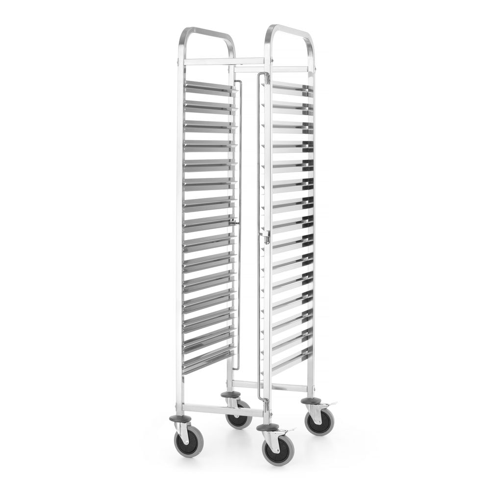 Carrello portaoggetti 15x, HENDI, Linea Cucina, GN 1/1, argento, 380x550x(H)1705mm