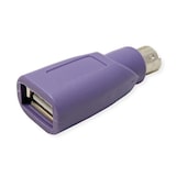 thumbnail of VALUE PS/2 - USB toetsenbordadapter, paars