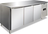 thumbnail of KLIMAITALIA Gekühlter Edelst. Pasticceria, 3-türiger belüfteter tropicalisierter Kühltisch, automatische Frosttemperatur +2°C/+8°C misst LxWxH 202x80x