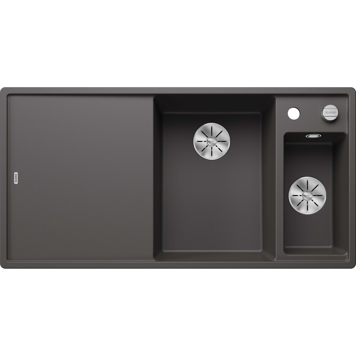 BLANCO AXIA III 6 S Einbauspüle SILGRANIT felsgrau ab 60 cm mit Brett