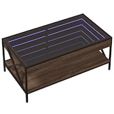 thumbnail of vidaXL Couchtisch mit Infinity-LED Braun Eichen-Optik 90x50x38 cm