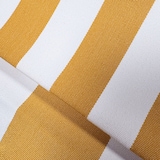 thumbnail of Now's Home - Salon de jardin en acier blanc tissu rayé blanc et bouton d'or positano