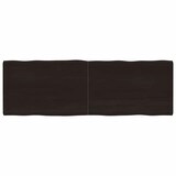 thumbnail of vidaXL Tafelblad natuurlijke rand 180x60x(2-6)cm eikenhout donkerbruin